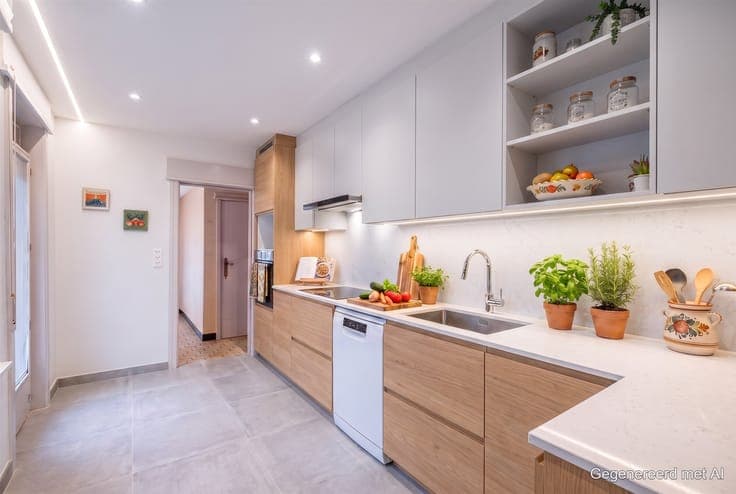 A home in need of renovation with 3 bedrooms, a city garden,