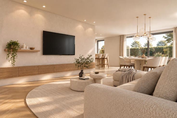 Modern, semi-open new-construction home in Erembodegem