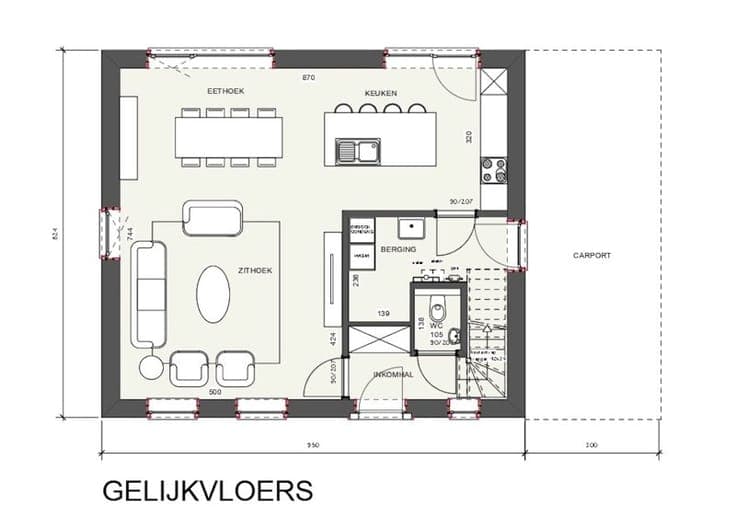 Nieuwbouwwoning Helmstraat lot 7 3581 Beverlo