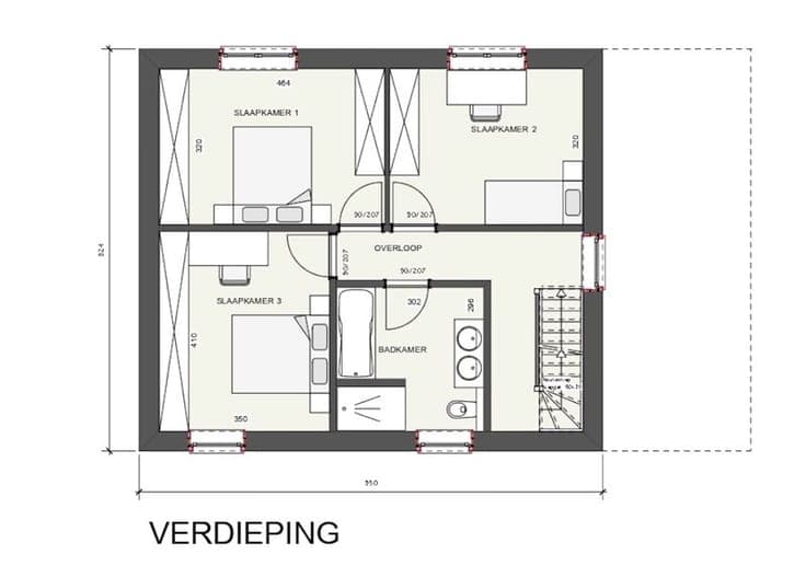 Nieuwbouwwoning Helmstraat lot 7 3581 Beverlo