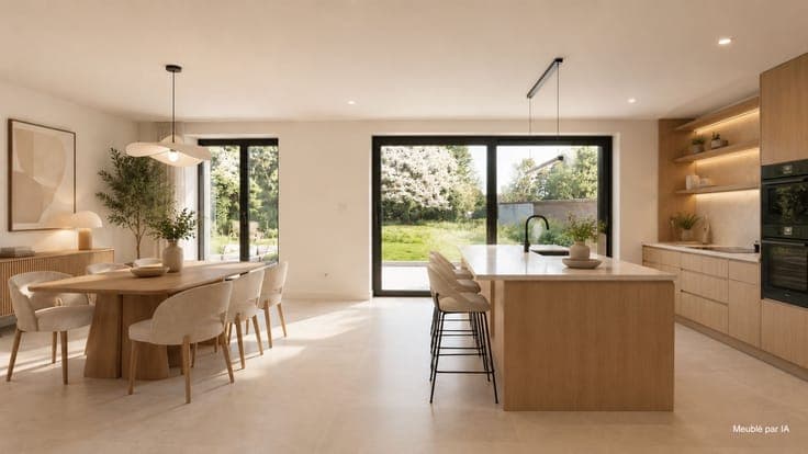 Superbe maison 4ch dans un cadre verdoyant et calme.