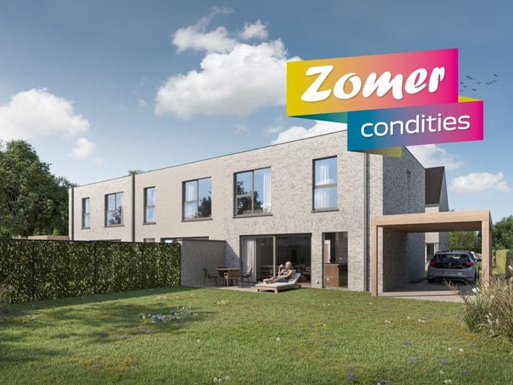 Moderne energiezuinige nieuwbouw met 3 slaapkamers
