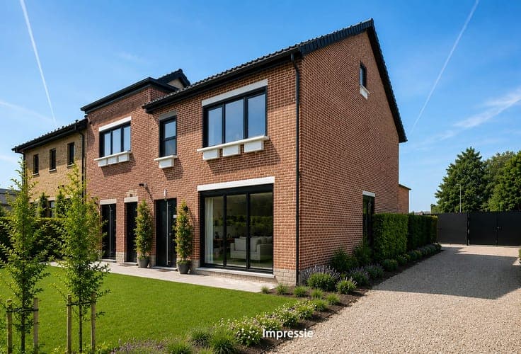 Gerenoveerde woning met 5 slpkrs, en magazijn te Keerbergen