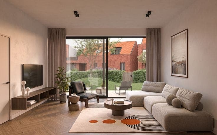 New homes in a green setting in Bruges