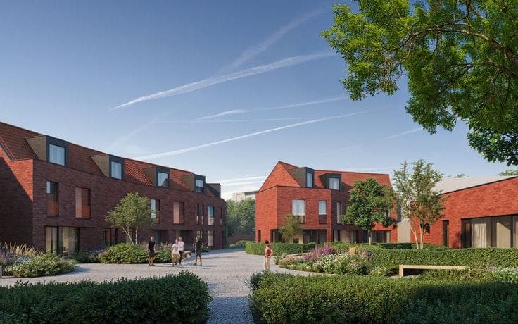 New homes in a green setting in Bruges