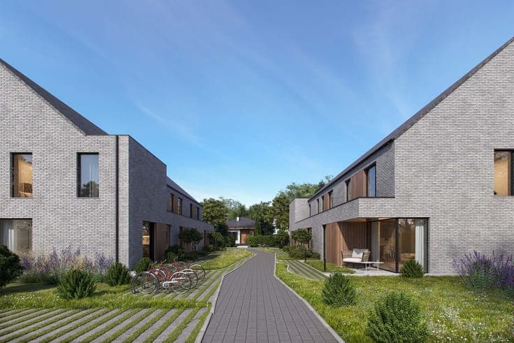 Moderne en energiezuinige nieuwbouwwoningen aan de rand v...
