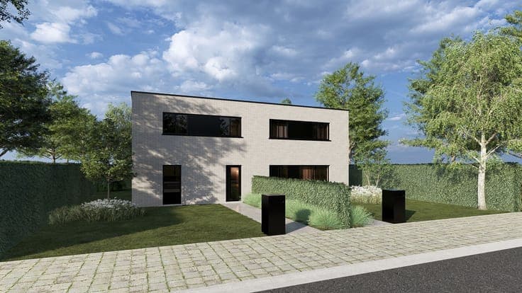 Semi-detached new-build homes in Loksbergen