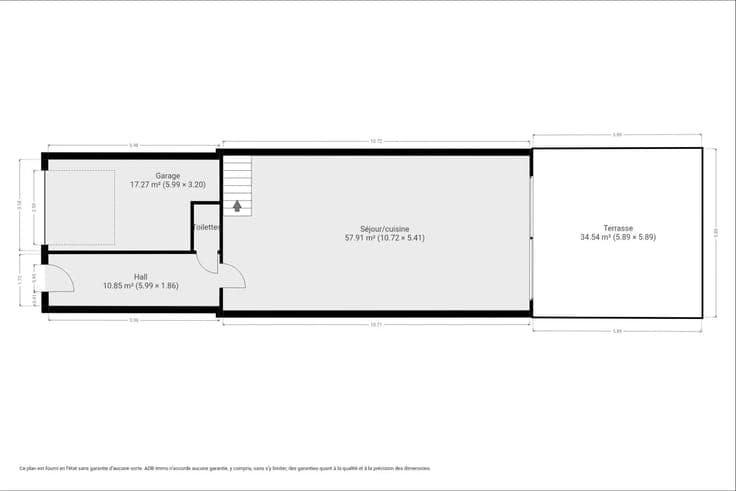 Recent house with 3 bedrooms, solar panels, batteries, and g