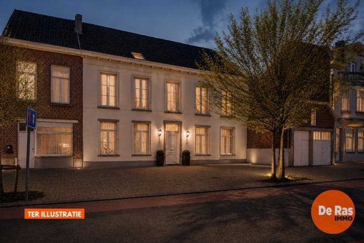 NIEUWERKERKEN - BURGERHUIS MET GROTE TUIN