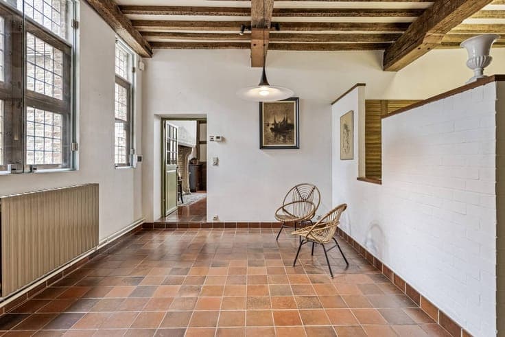 Charming mansion with wooden façade for sale in Bruges