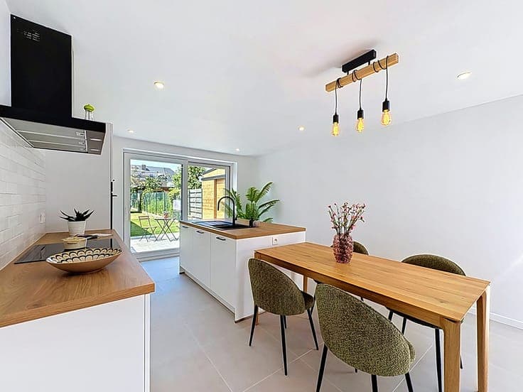 Modern renovated house with open kitchen for sale in Eeklo