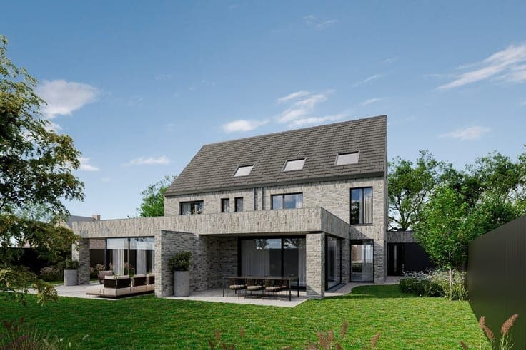 Hoogwaardige nieuwbouwwoning met carport in Berlare