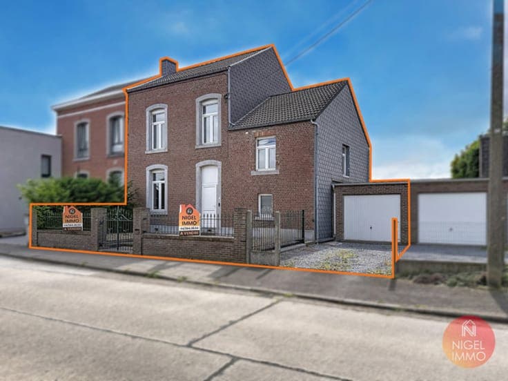 4 chambres, jardin, garage, électricité conforme, PEB : D.