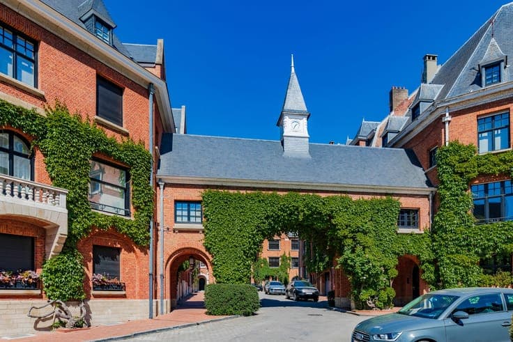 Abbaye de la Cambre - Character house - Private square