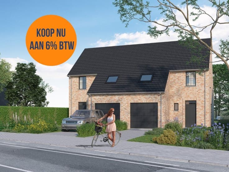 LAATSTE landelijk gelegen nieuwwoning met ZUIDWEST gerich...