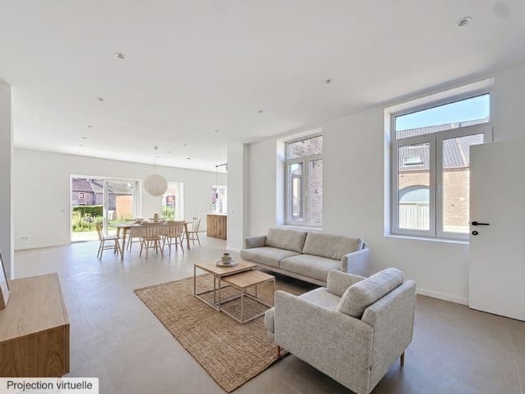 Liberchies - Renovated house of +-250m2 with 4 bedr - EPC B
