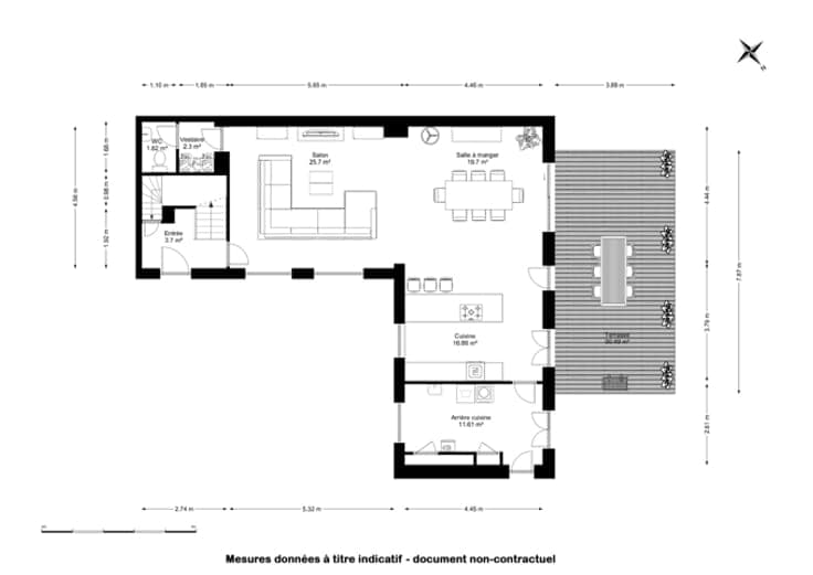 Liberchies - Renovated house of +-250m2 with 4 bedr - EPC B