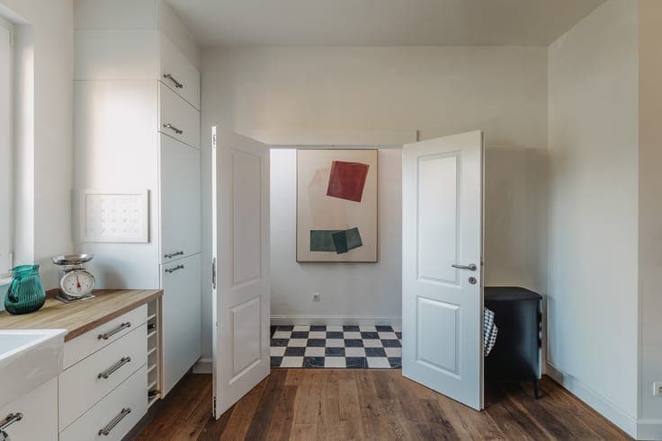 Spacious family home with green view