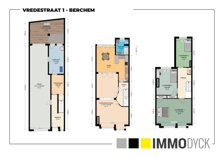 Eengezinswoning met 3 ruime slaapkamers, stadstuin en zeer g