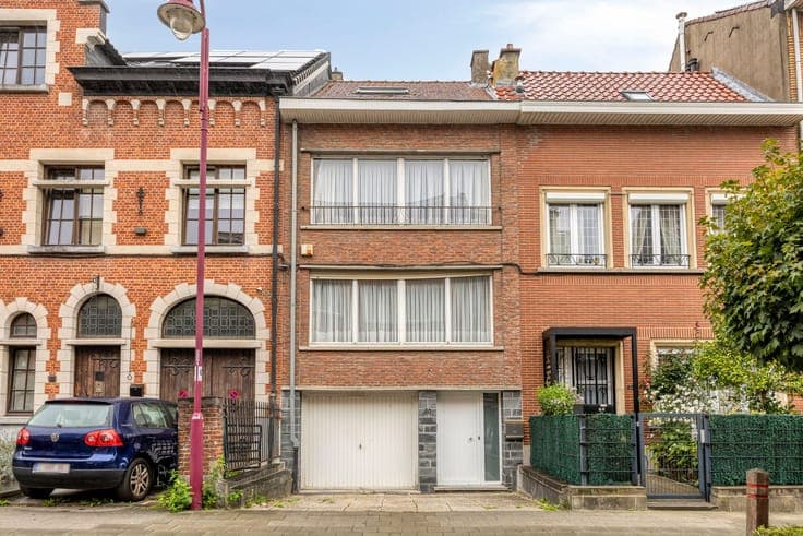 Three-bedroom townhouse with garden in Berchem-Sainte-Agathe