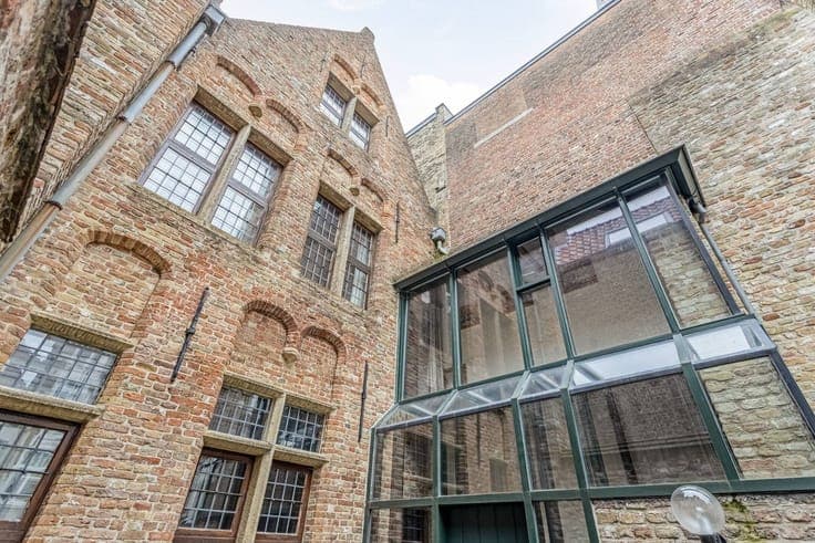Charming mansion with wooden façade for sale in Bruges