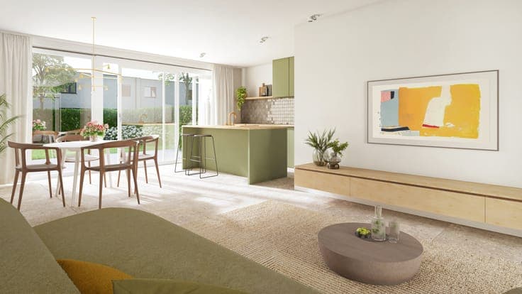 Residential project BegijnHof in the village of Astene.