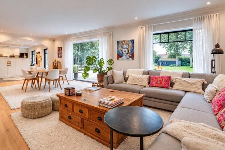 Villa met ruime slaapkamers in een oase van groen te Deurle