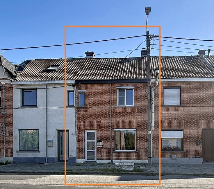 Rijwoning met 3 slaapkamers en uitweg