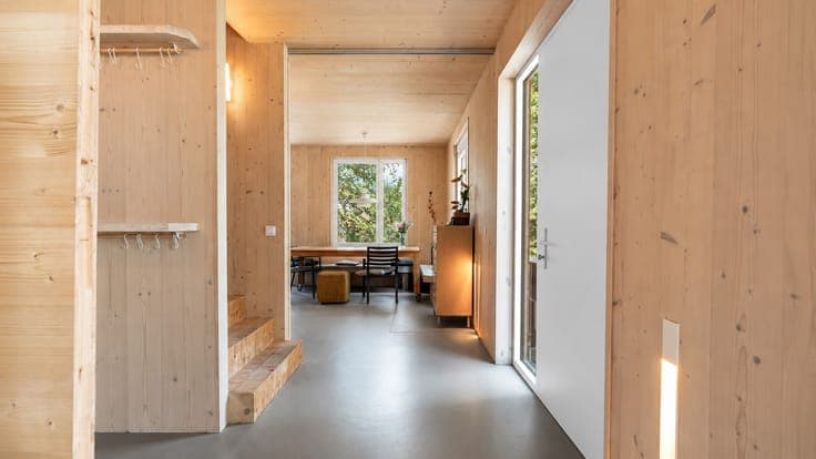 Duurzame CLT-woning met moderne architectuur en A+ energi...