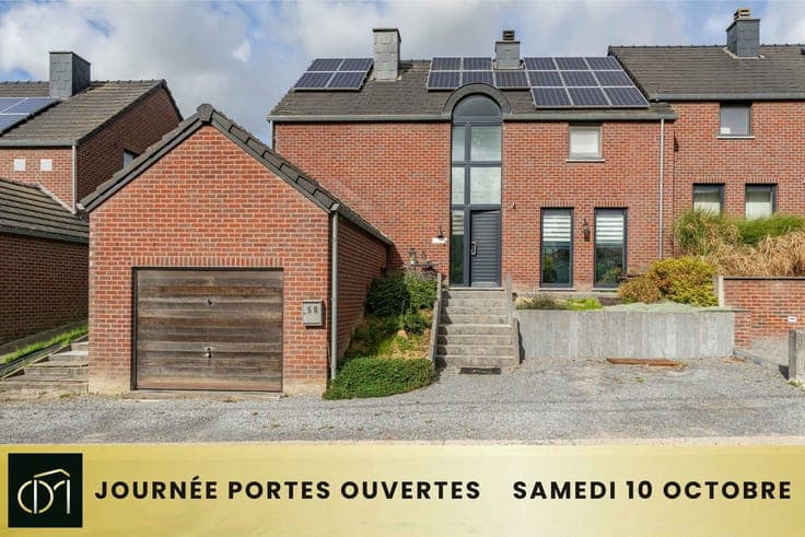 A beautiful three-sided villa built in 2012 in Cras-Avernas