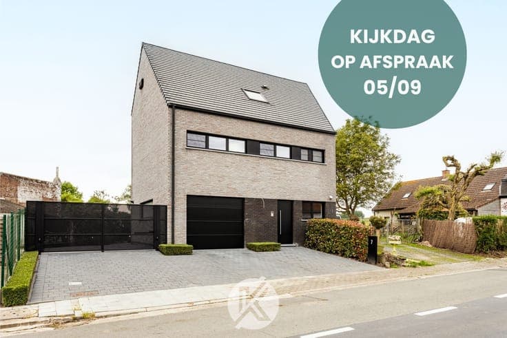 Moderne nieuwbouwwoning met hoogwaardige afwerking