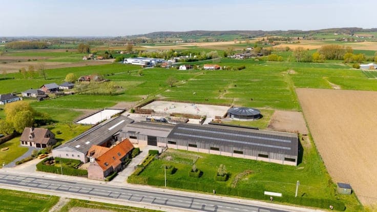 Prachtige paardenstoeterij te koop te Ronse
