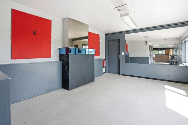 Canal-side commercial property with stunning views