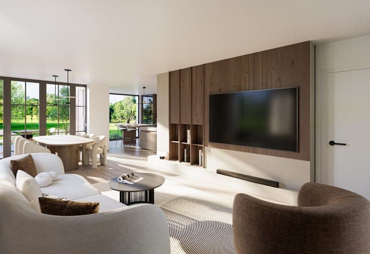 Te koop, landelijke nieuwbouwwoning in rustige omgeving t...