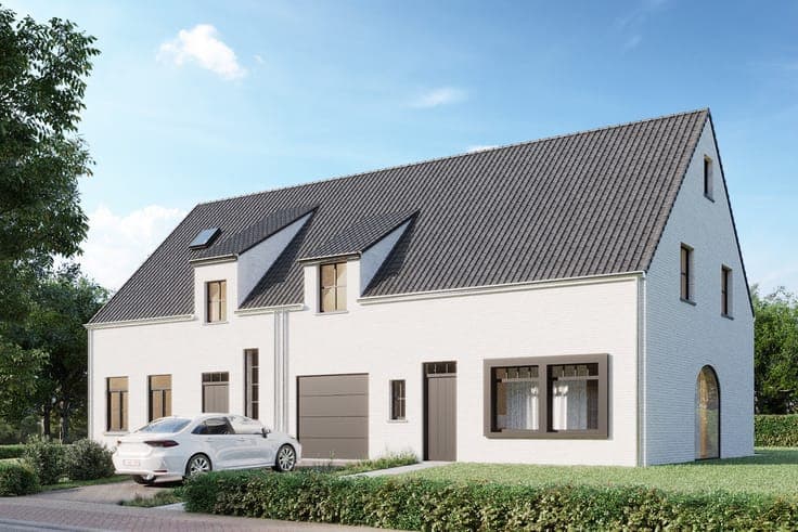 Te koop, landelijke nieuwbouwwoning in rustige omgeving t...