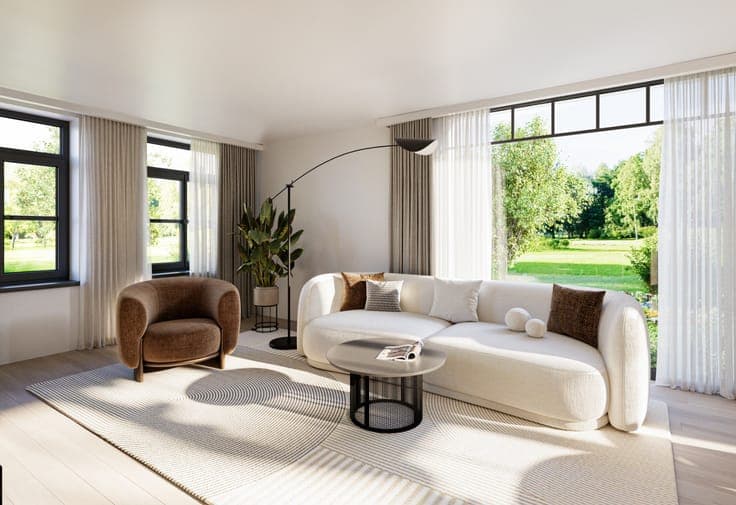 Te koop, landelijke nieuwbouwwoning in rustige omgeving t...