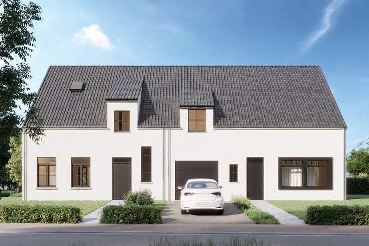 Te koop, landelijke nieuwbouwwoning in rustige omgeving t...