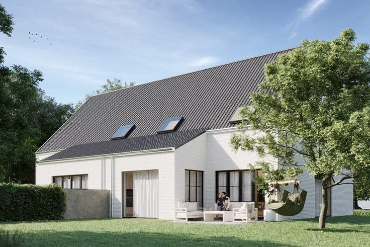 Te koop, landelijke nieuwbouwwoning in rustige omgeving t...