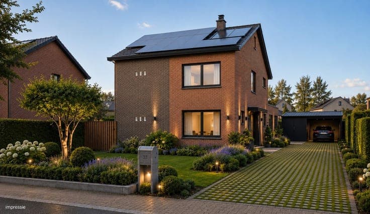 Detached home with garden in Kuringen