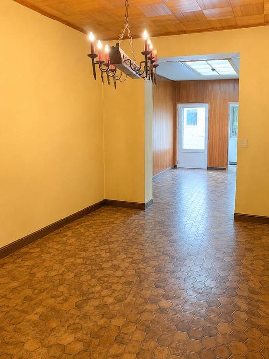 Renovation property with deep garden near Kortrijk center