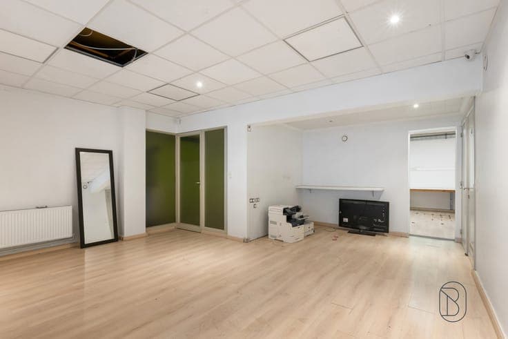 Commercial property with spacious quarters, garage & terrace