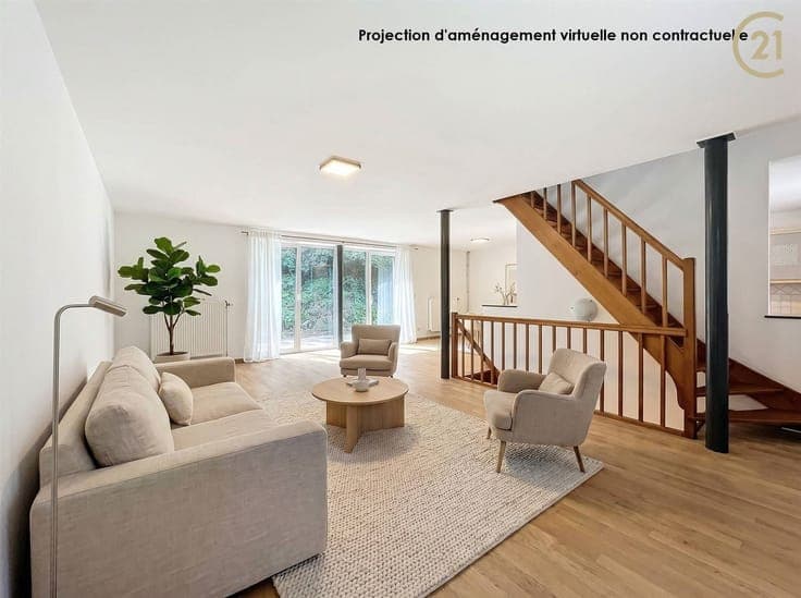Maison 3 façades avec possibilité de profession libérale