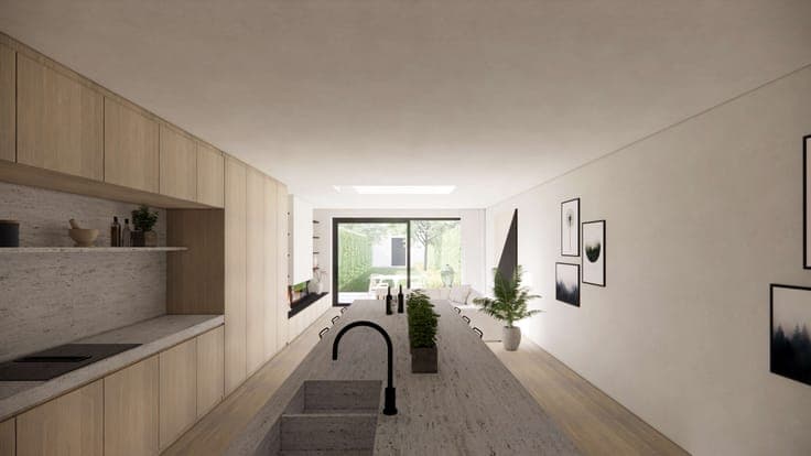 Ruime nie!uwbouwwoning met grote garage