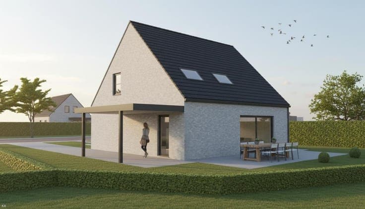 Nieuw te bouwen open bebouwing te Zele