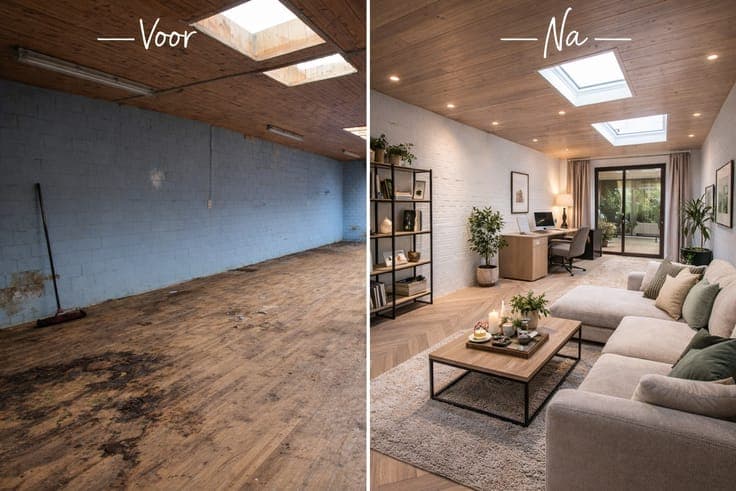 Ruime te renoveren betaalbare woning met zij-ingang, 3 sl...