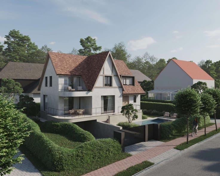 new built villa