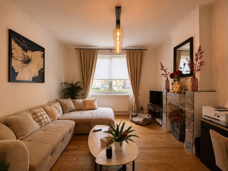 Renovated house in dead-end street, Kapellen center