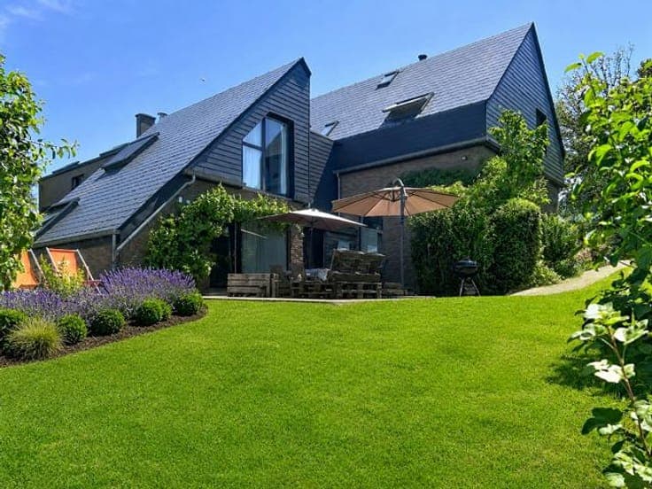 Renovated architect-designed villa with panoramic views.