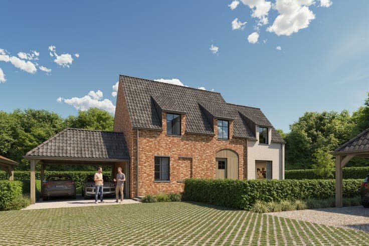 Ruime nieuwbouwvilla’s op ideale ligging in De Pinte
