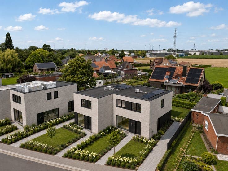 Landelijk gelegen nieuwbouwproject in Sint-Eloois-Vijve